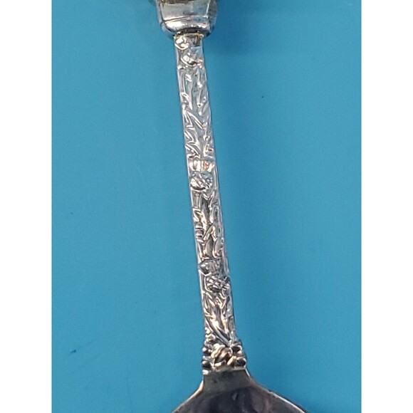 Souvenir Spoon - Scotland - W.A.P.W. Great Britain Silver Plated - Picture 5 of 13